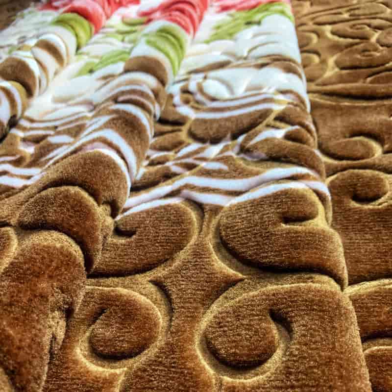 پتو گلبافت ضخیم دو نفره طراحی کاربردی راحت